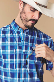 Men's Western Performance Short Sleeve Shirt