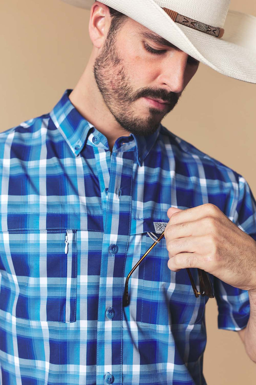Men's Western Performance Short Sleeve Shirt