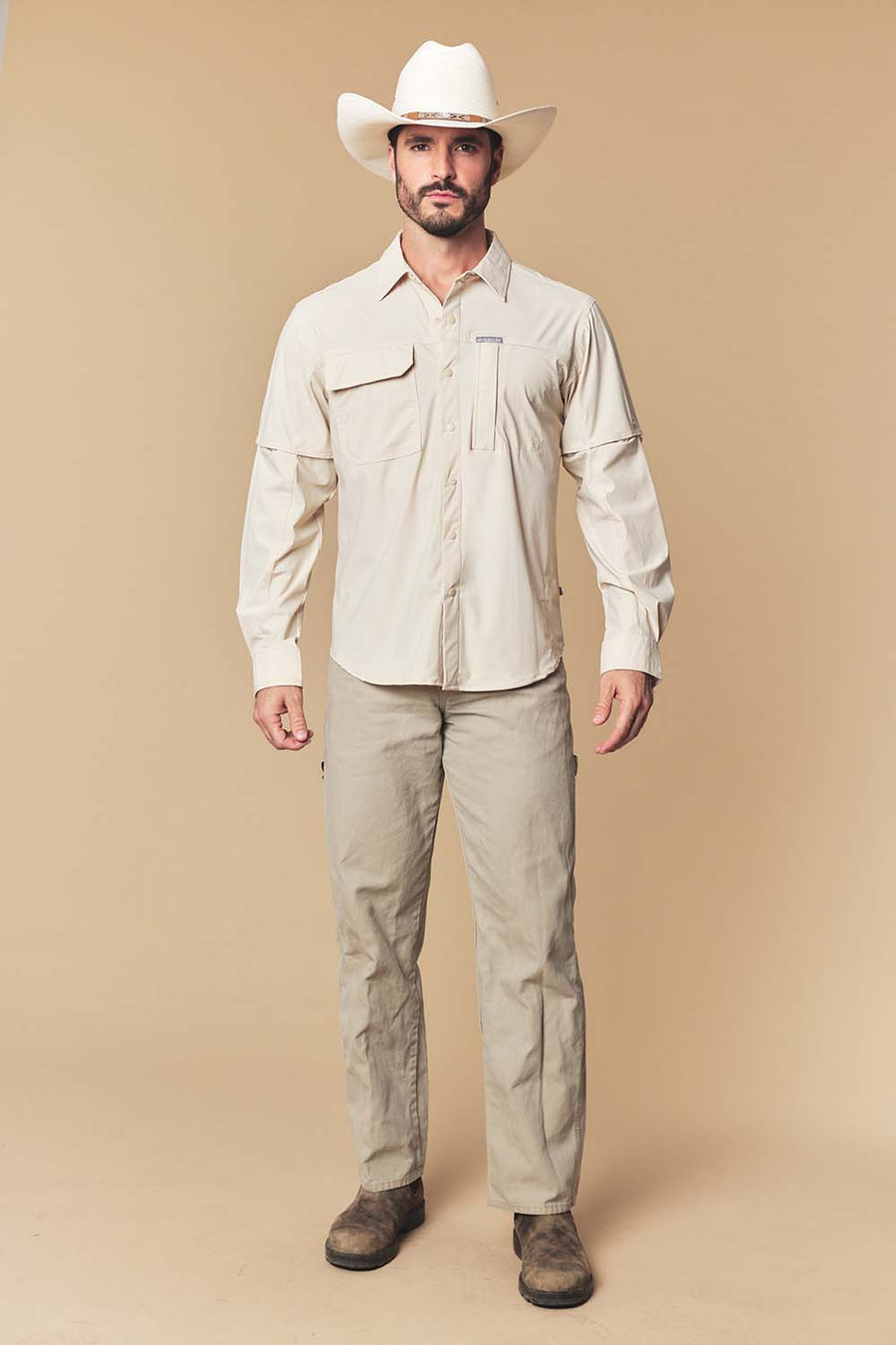 Men's Western Performance Long Sleeve Shirt